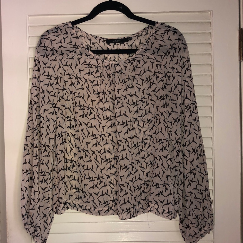 ark & co chiffon blouse